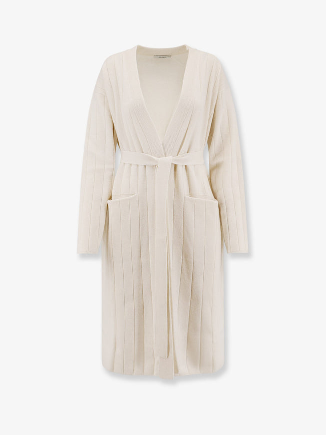 Max Mara Giusto Cashmere Cardigan Bianco