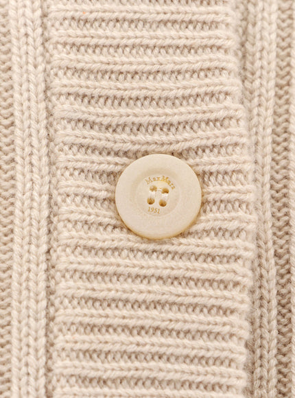 Max Mara Afelio Wool And Cashmere Cardigan