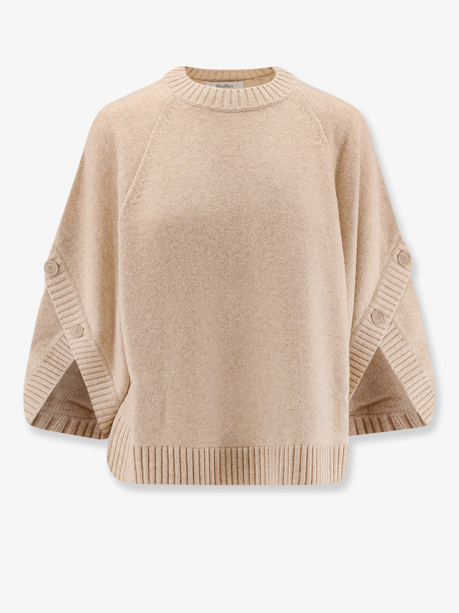 Max Mara Ampex Cashmere And Wool Sweater Sabbia