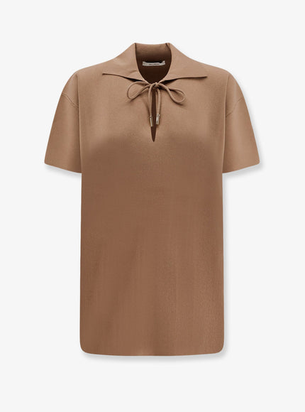 Max Mara Poltava Viscose Blend Sweater Nocciola