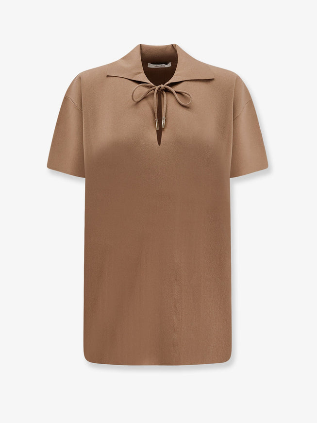 Max Mara Poltava Viscose Blend Sweater Nocciola