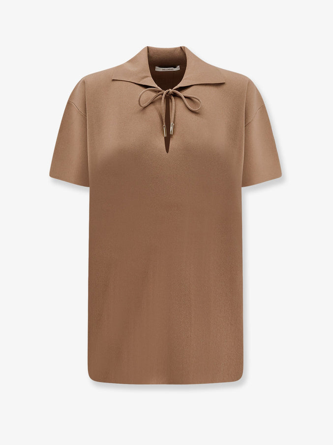 Max Mara Poltava Viscose Blend Sweater Nocciola