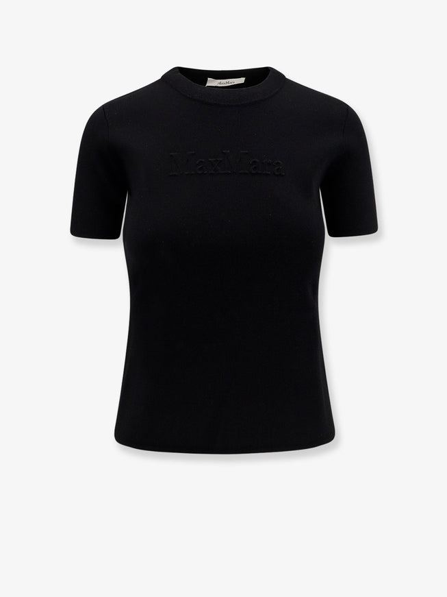 Max Mara Adelio Viscose Blend T-Shirt Nero