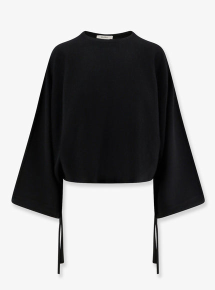 Max Mara Frais Virgin Wool Sweater Nero