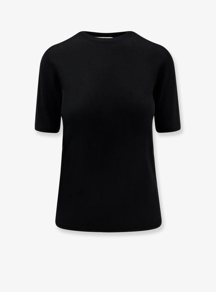 Max Mara Gerico Virgin Wool T-Shirt Nero
