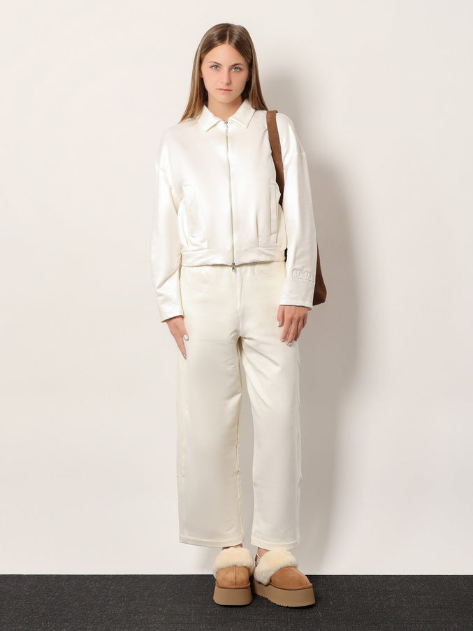 Max Mara Filovia Jogger Silk And Cotton Trousers