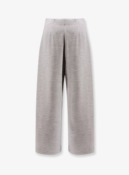 Max Mara Ebrien Wool And Cotton Trousers
