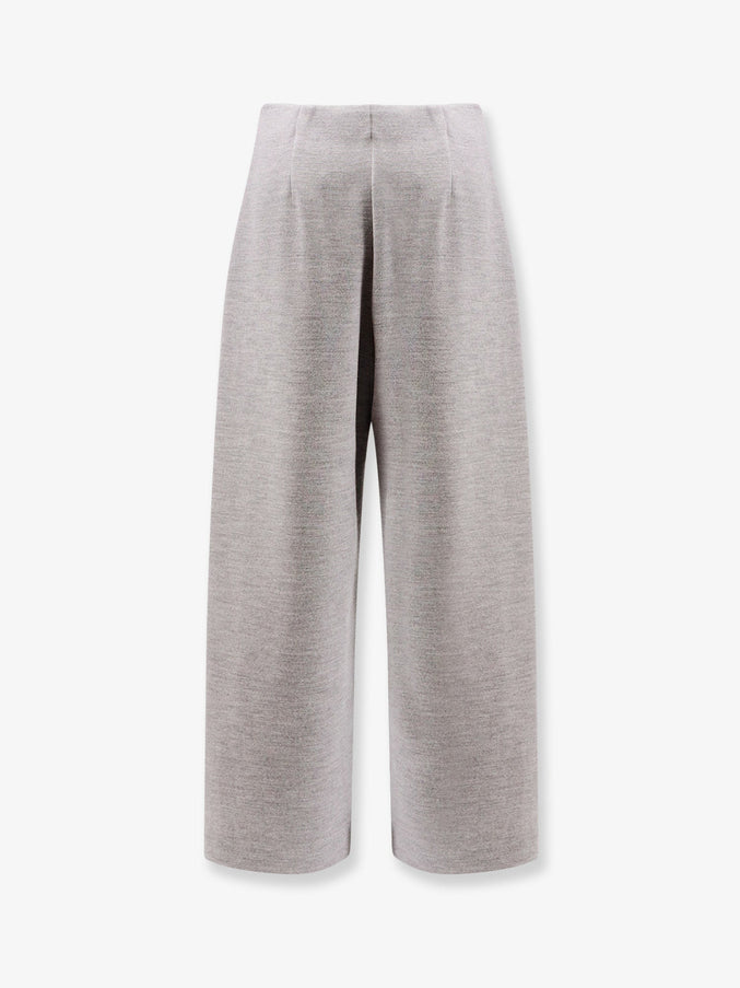 Max Mara Ebrien Wool And Cotton Trousers
