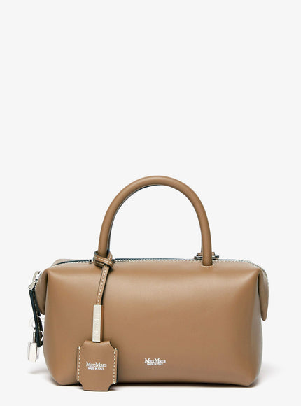 Max Mara Holldalls Leather Shoulder Bag Uni Fango