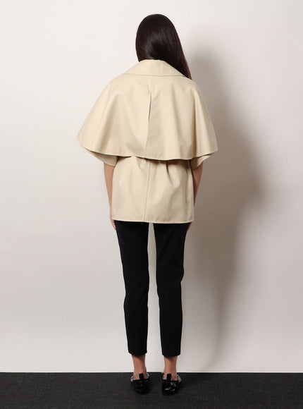 Max Mara Cotton Gabardine Sigfrid Cape