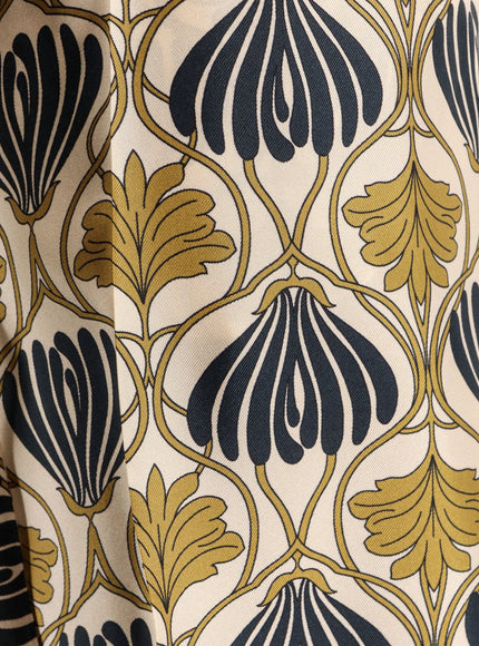 Max Mara Timec Multicolor Silk Trousers