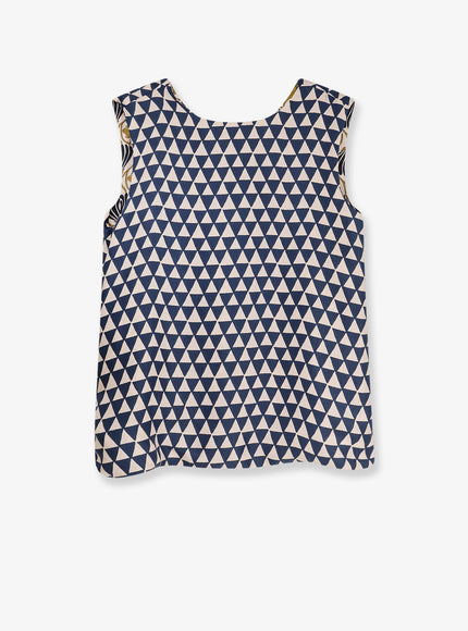 Max Mara Time Silk Reversible Top