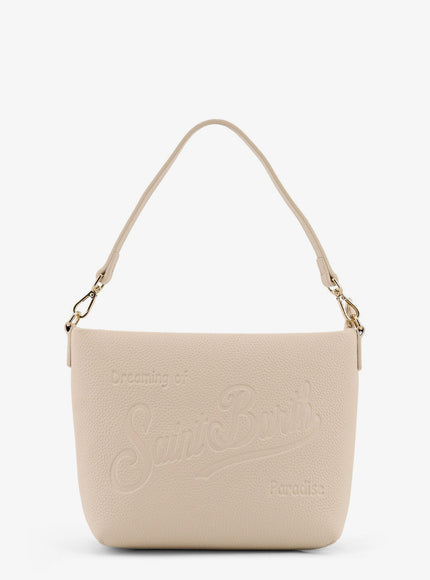 Mc2 Saint Barth Aline Leather Shoulder Bag Uni Beige