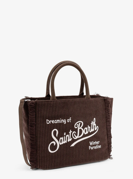 Mc2 Saint Barth Colette Corduroy Handbag
