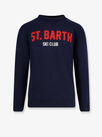 Mc2 Saint Barth Heron Wool Blend Sweater Blu
