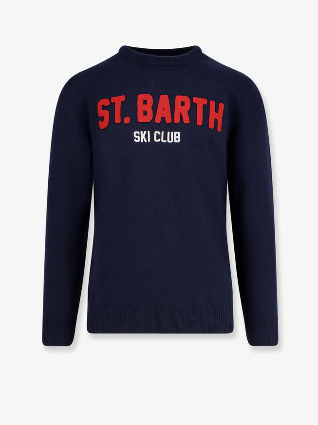 Mc2 Saint Barth Heron Wool Blend Sweater Blu