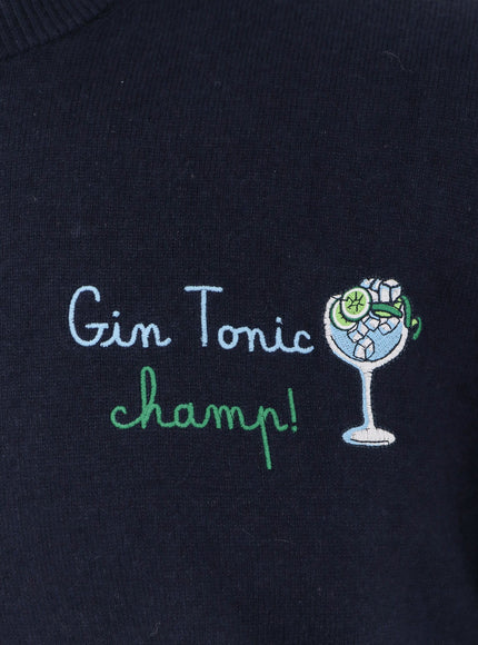 Mc2 Saint Barth Heron Light Embry Wool Blend Sweater