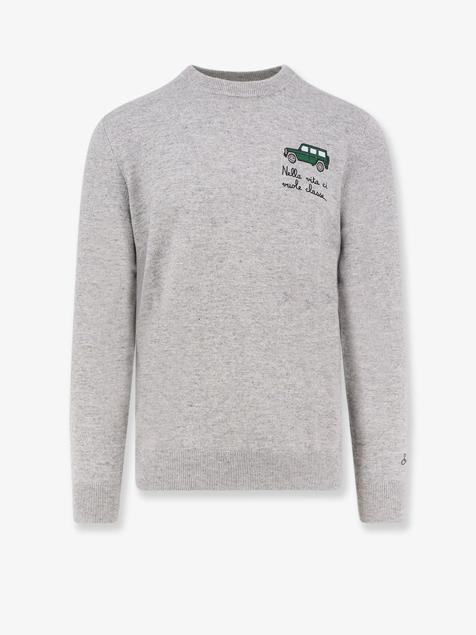 Mc2 Saint Barth Heron Light Embry Wool Blend Sweater Grigio