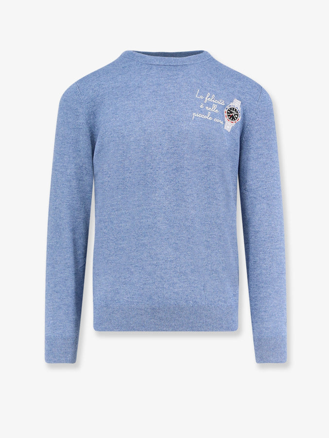Mc2 Saint Barth Heron Light Embry Wool Blend Sweater Turchese