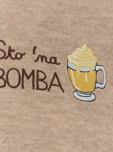 Mc2 Saint Barth Heron Light Embry Wool Blend Sweater