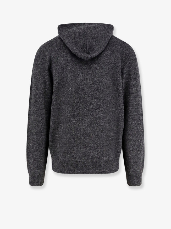 Mc2 Saint Barth Jack Wool Sweatshirt With Front Logo Inlay