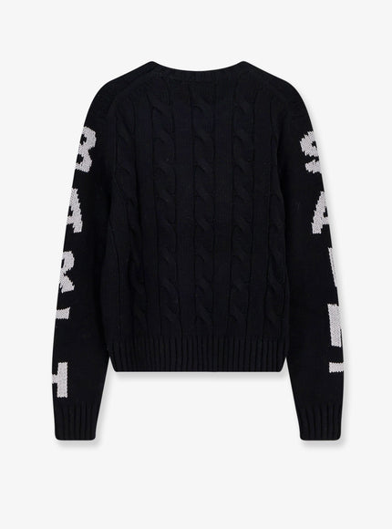 Mc2 Saint Barth Malmo Wool Blend Cable Knit Sweater