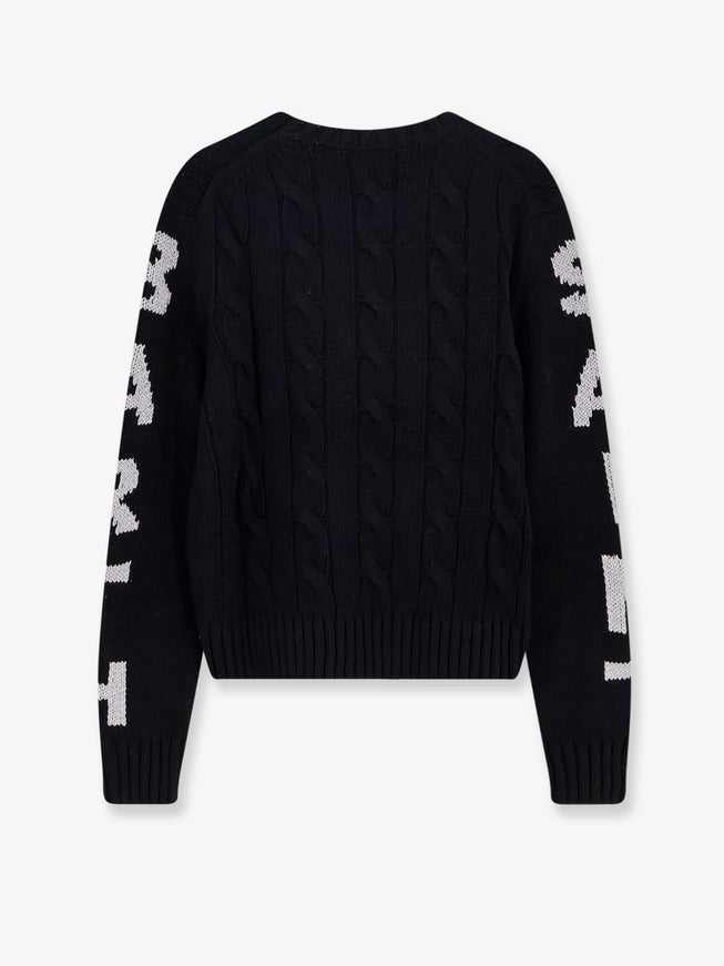 Mc2 Saint Barth Malmo Wool Blend Cable Knit Sweater