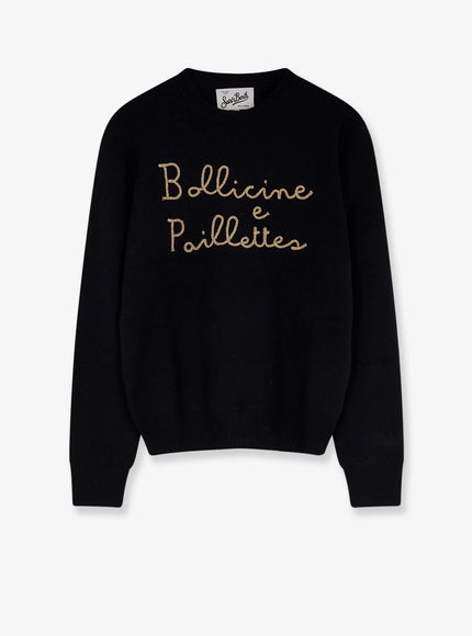 Mc2 Saint Barth New Queen Wool Blend Sweater Grigio