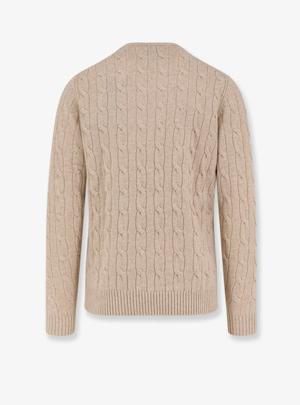 Mc2 Saint Barth Regent Braid Wool Sweater