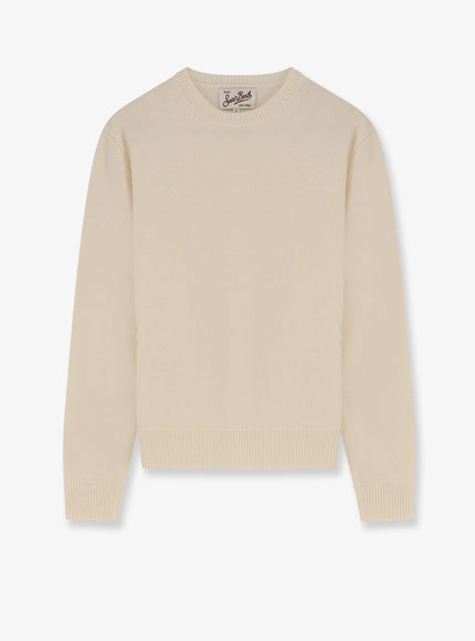 Mc2 Saint Barth Sorbonne Wool Sweater Off White