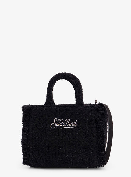 Mc2 Saint Barth Vanity Crossbody Bag With Embroidered Logo On The Front
