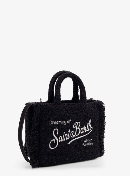 Mc2 Saint Barth Vanity Crossbody Bag With Embroidered Logo On The Front