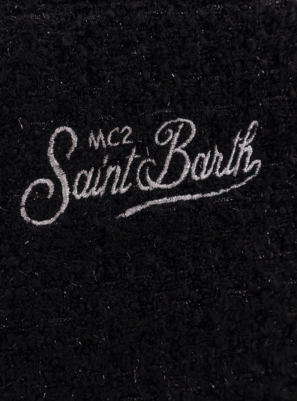 Mc2 Saint Barth Vanity Crossbody Bag With Embroidered Logo On The Front