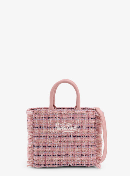 Mc2 Saint Barth Vanity Crossbody Bag With Embroidered Logo On The Front