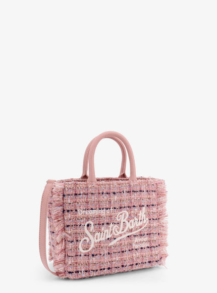 Mc2 Saint Barth Vanity Crossbody Bag With Embroidered Logo On The Front