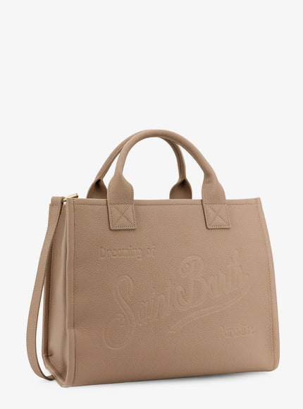 Mc2 Saint Barth Vanity Bag Large Leather Shoulder Bag