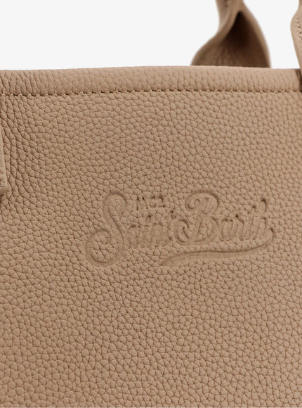 Mc2 Saint Barth Vanity Bag Large Leather Shoulder Bag