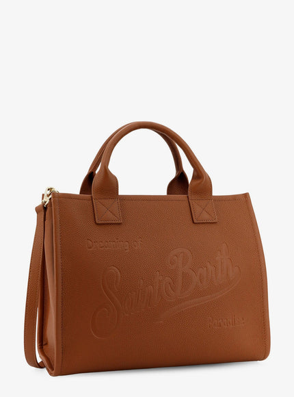 Mc2 Saint Barth Vanity Bag Large Leather Shoulder Bag