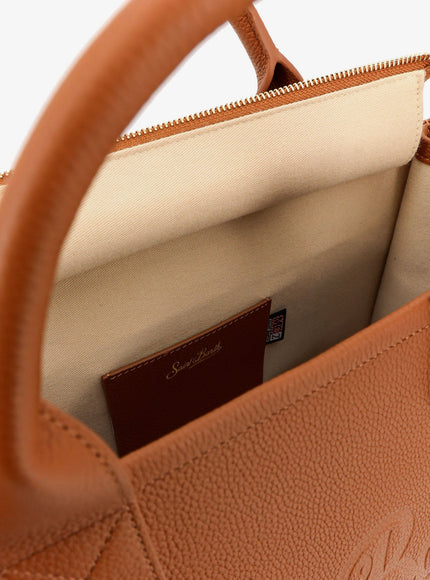 Mc2 Saint Barth Vanity Bag Large Leather Shoulder Bag