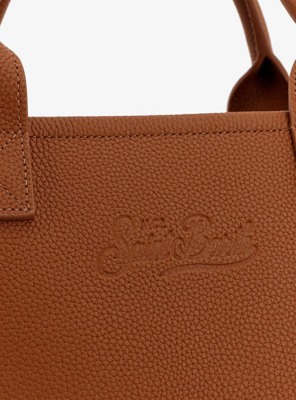 Mc2 Saint Barth Vanity Bag Large Leather Shoulder Bag