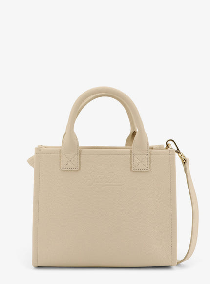 Mc2 Saint Barth Vanity Bag Midi Leather Shoulder Bag