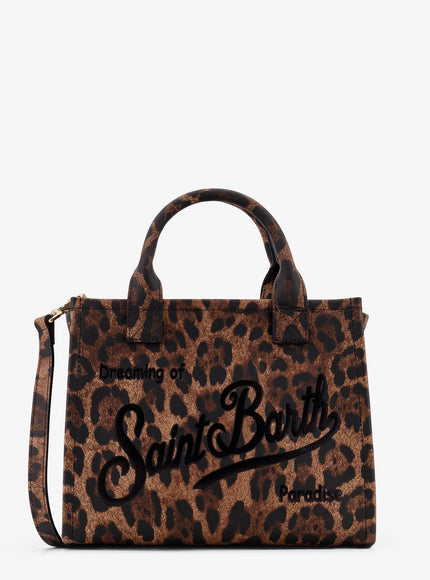 Mc2 Saint Barth Vanity Bag Midi Leather Shoulder Bag Uni Leopard