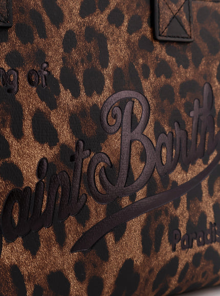 Mc2 Saint Barth Vanity Bag Midi Leather Shoulder Bag