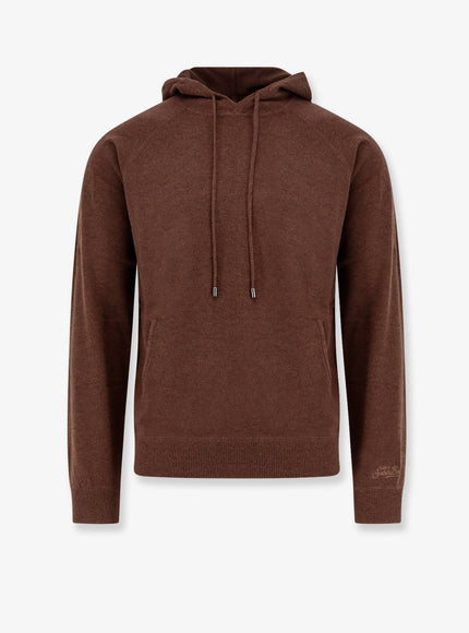 Mc2 Saint Barth Willbur Wool Hooded Sweater Moka