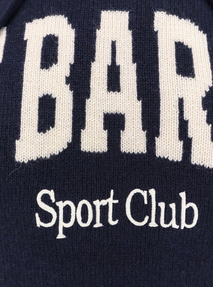 Mc2 Saint Barth Hooded Wool Blend Sweater