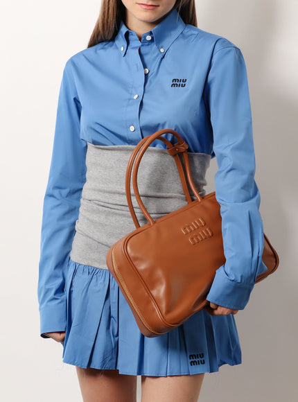 Miu Miu Arcadie Softy Leather Handbag
