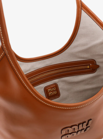 Miu Miu Ivy Suede Shoulder Bag