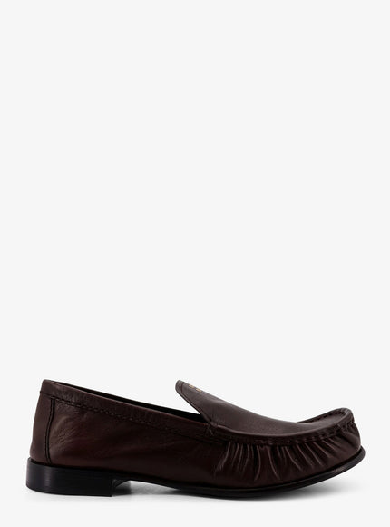 Miu Miu Leather Loafers Moro