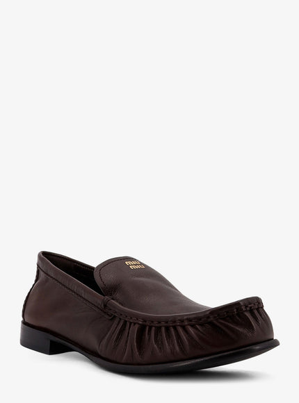 Miu Miu Leather Loafers