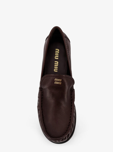 Miu Miu Leather Loafers